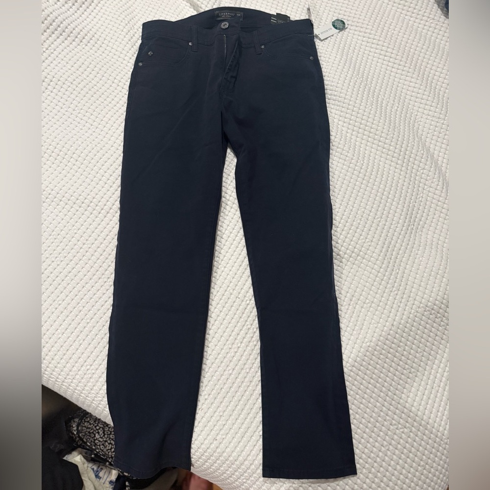 Liverpool Navy Trousers